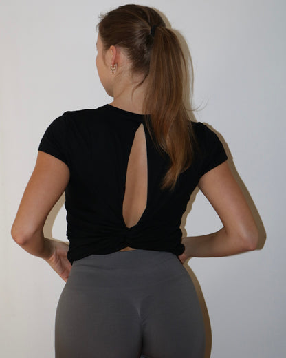 Chic Open Back Tee