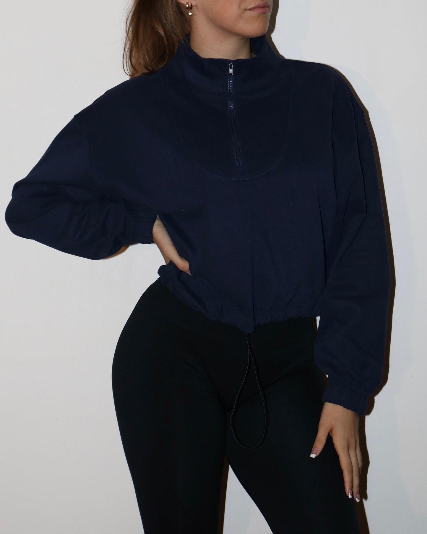 Tied Together Half Zip Sweatshirt