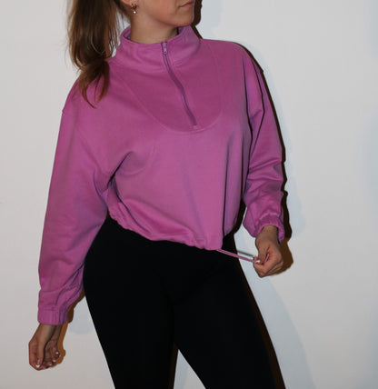 Tied Together Half Zip Sweatshirt